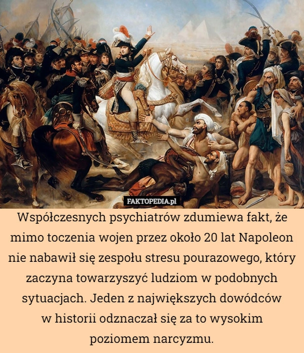 
    Współczesnych psychiatrów zdumiewa fakt, że mimo toczenia wojen przez około