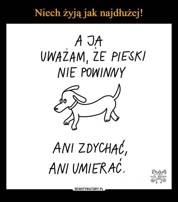 
    Niech żyją jak najdłużej!