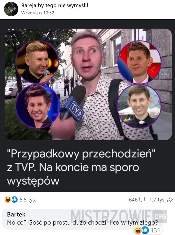 
    Przechodzień