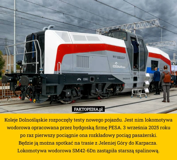 
    Koleje Dolnośląskie rozpoczęły testy nowego pojazdu. Jest nim lokomotywa