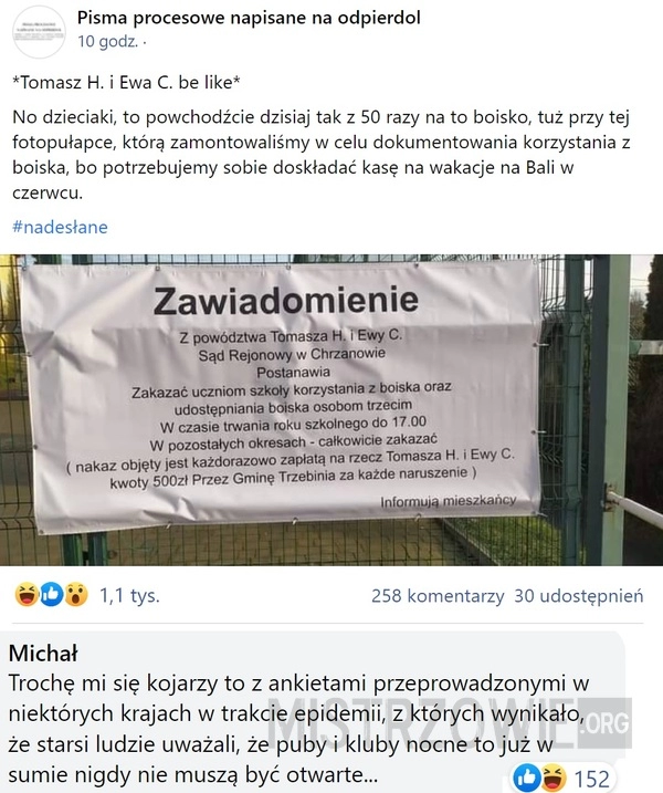 
    Zawiadomienie