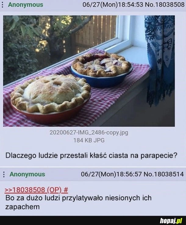 
    Ciasto na parapecie