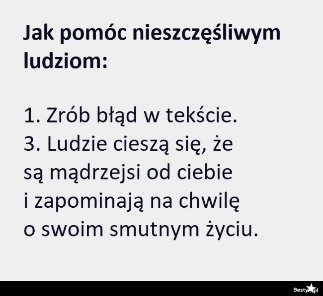 
    Jak pomóc nieszczęśliwym ludziom 