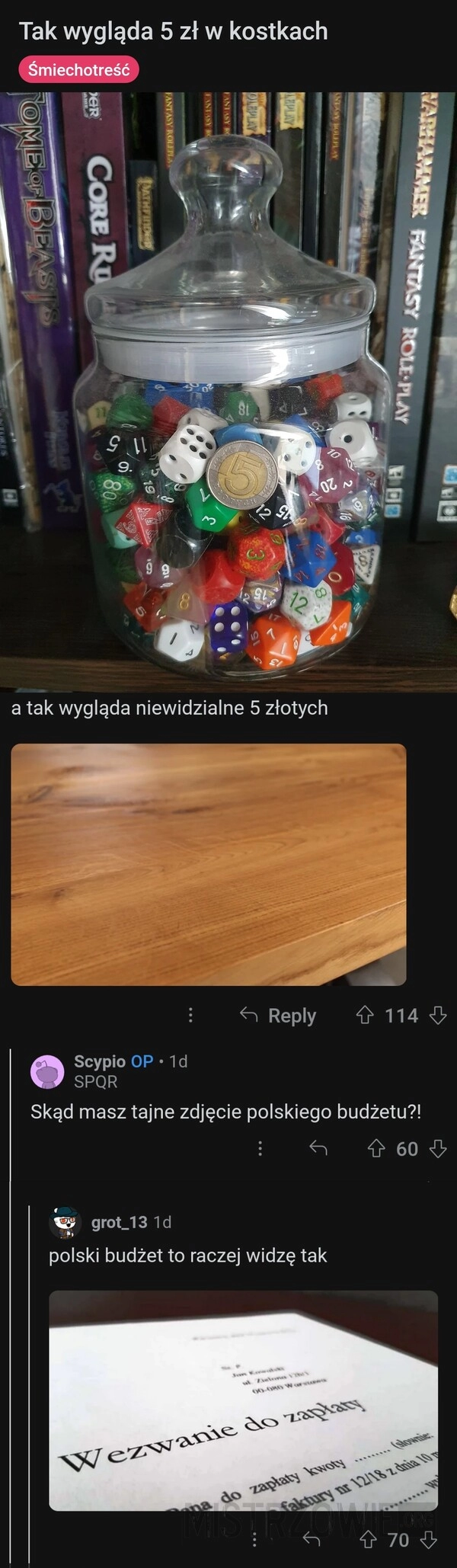 
    5 zł w kostkach