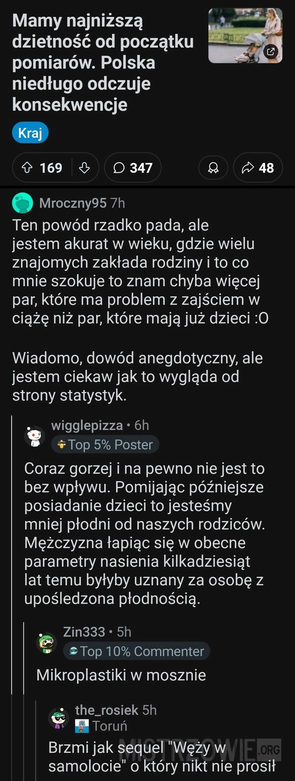 
    Najniższa dzietność