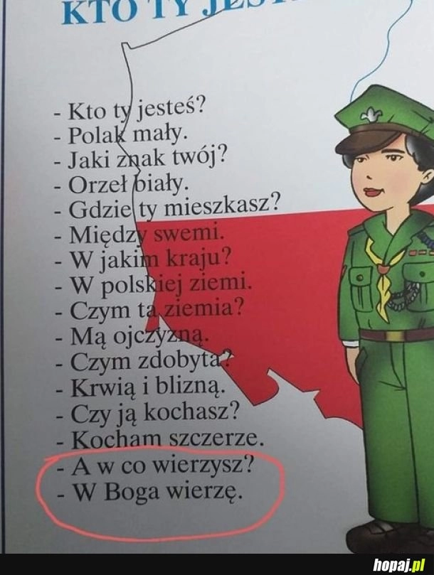 
    Kiedy w podręcznikach zmieniają treść kultowych wierszy, to wiesz ze dzieje sie źle...