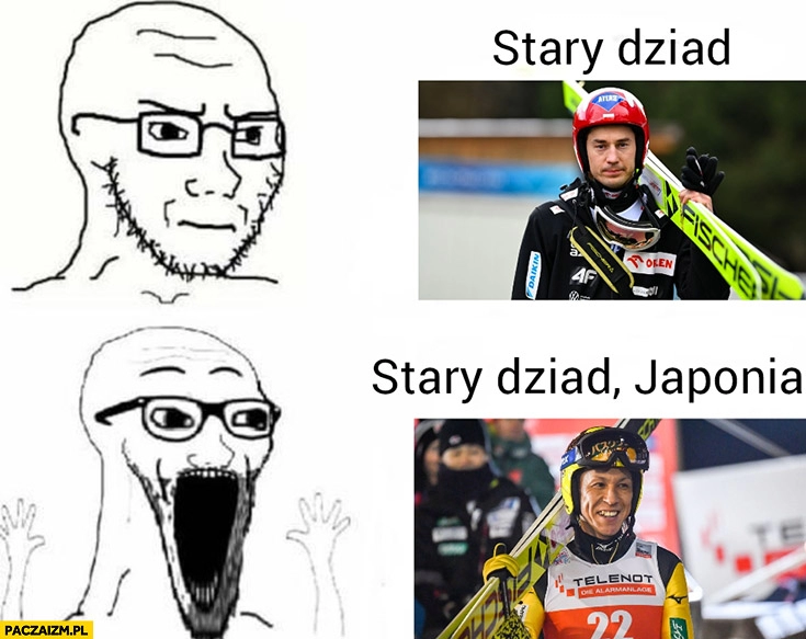 
    Kamil Stoch stary dziad vs Noriaki Kasai stary dziad Japonia Japan