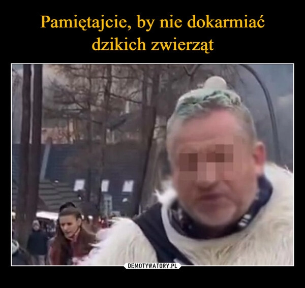 
    Pamiętajcie, by nie dokarmiać dzikich zwierząt