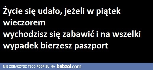 
    Piątek wieczór