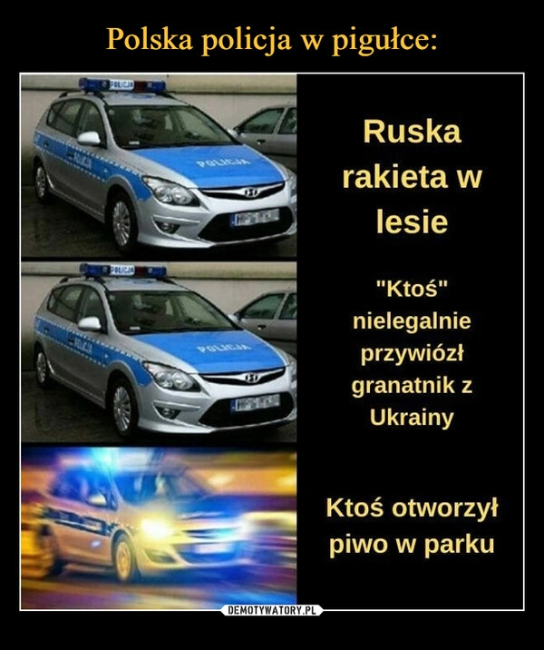 
    Polska policja w pigułce: