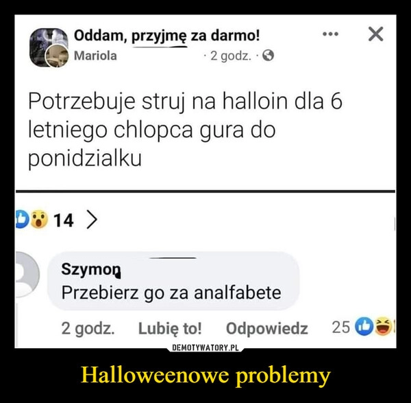 
    
Halloweenowe problemy 