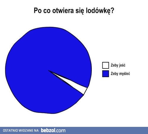 
    Po co otwieramy lodówkę?