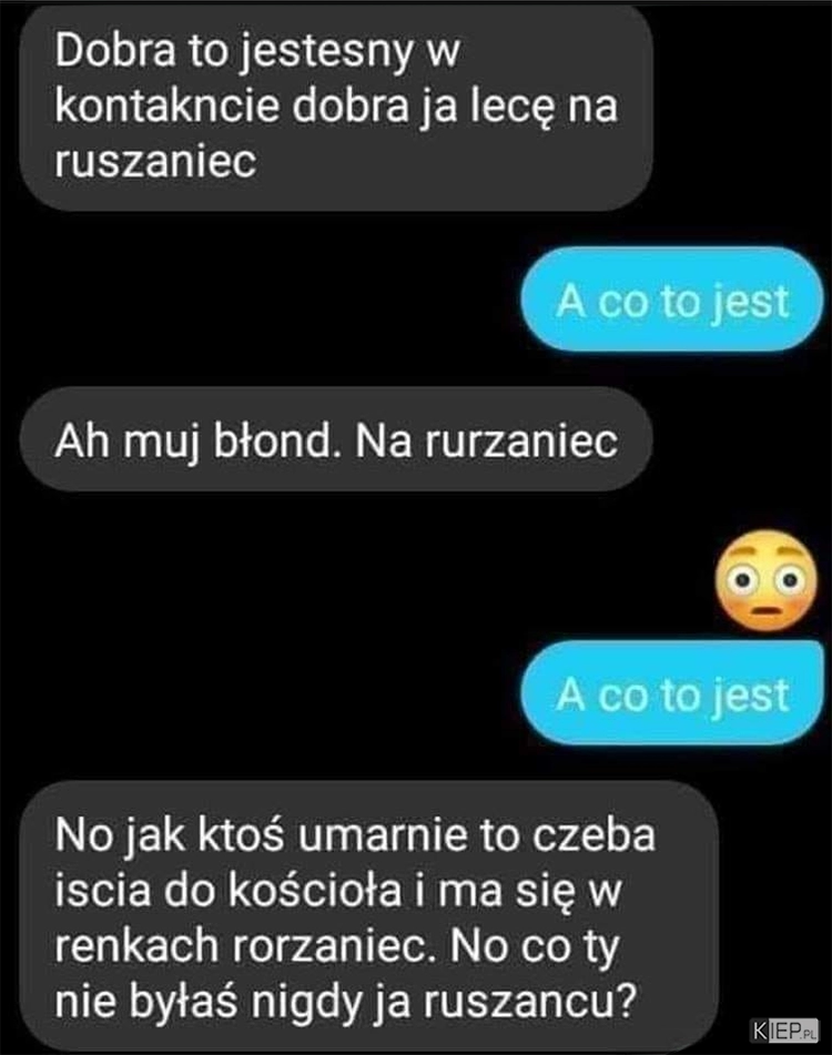 
    Poleciała na Ruszaniec