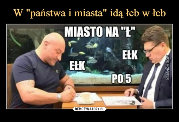 
    W "państwa i miasta" idą łeb w łeb