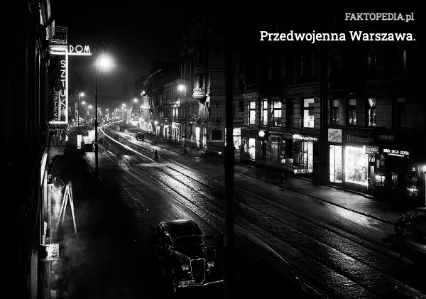Przedwojenna Warszawa.