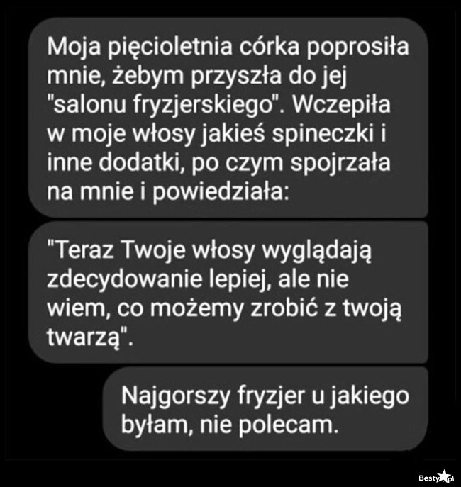 
    Mała fryzjerka 