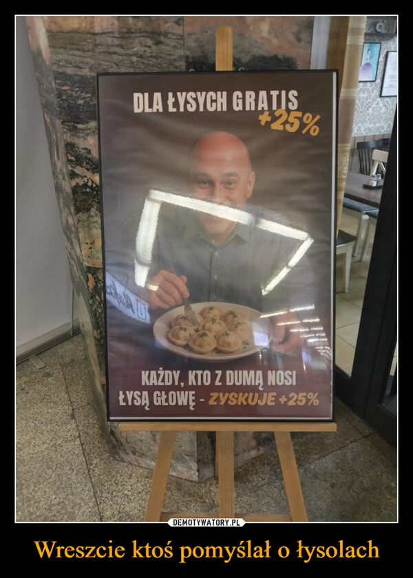 
    Wreszcie ktoś pomyślał o łysolach