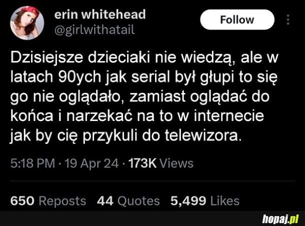 
    Oglądanie seriali