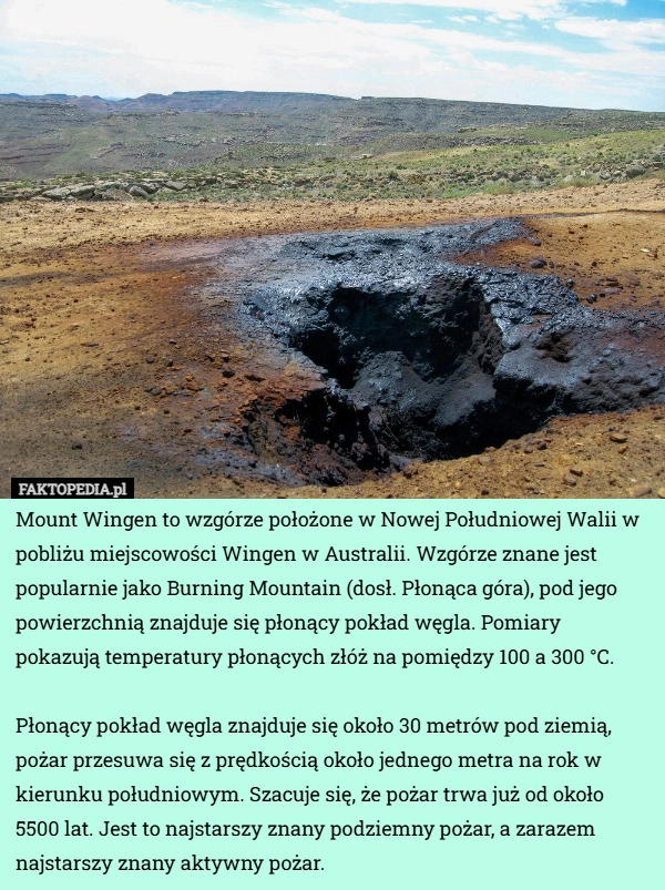 
    Mount Wingen to wzgórze położone w Nowej Południowej Walii w pobliżu miejscowości