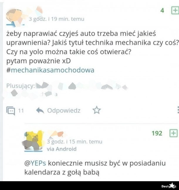 
    Uprawnienia na mechanika 