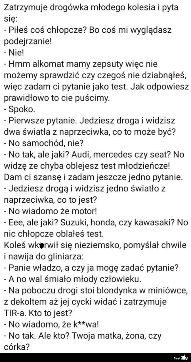 
    Kontrola trzeźwości 