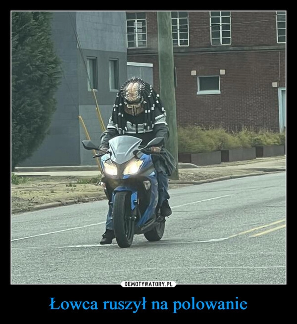 
    Łowca ruszył na polowanie