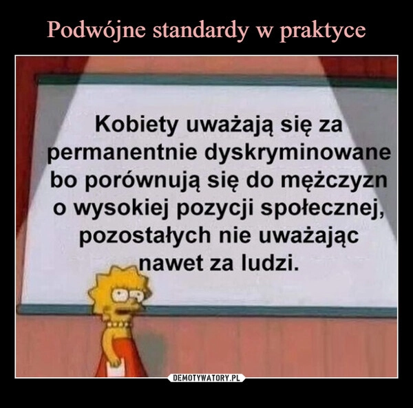 
    Podwójne standardy w praktyce