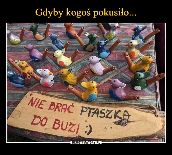 
    Gdyby kogoś pokusiło...