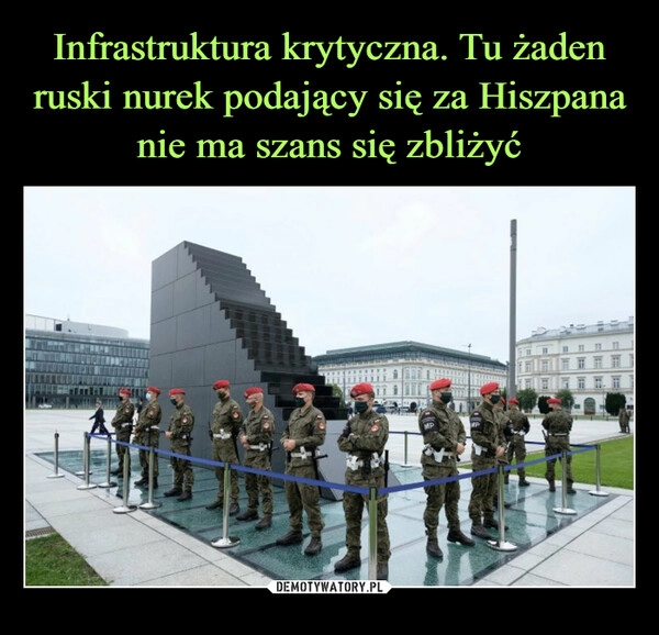 
    Infrastruktura krytyczna. Tu żaden ruski nurek podający się za Hiszpana nie ma szans się zbliżyć 