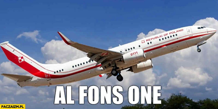 
    Al fons one Air Force One samolot prezydencki