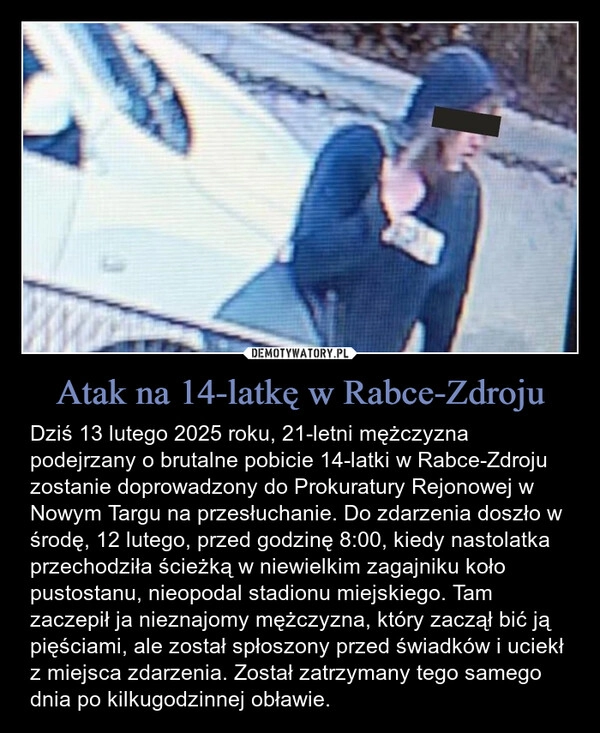 
    Atak na 14-latkę w Rabce-Zdroju