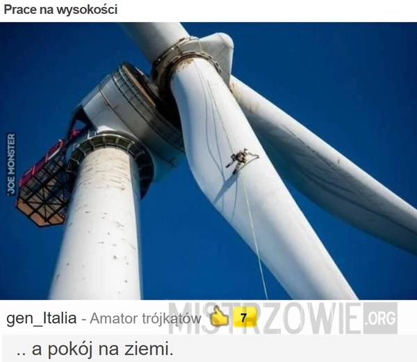 
    Prace na wysokości