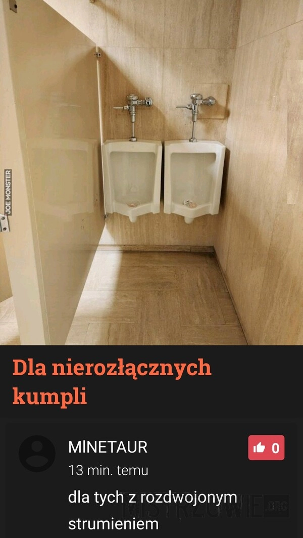 
    Dla nierozłącznych kumpli