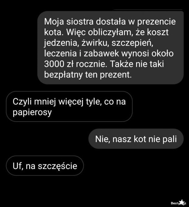 
    Kosztowny prezent 