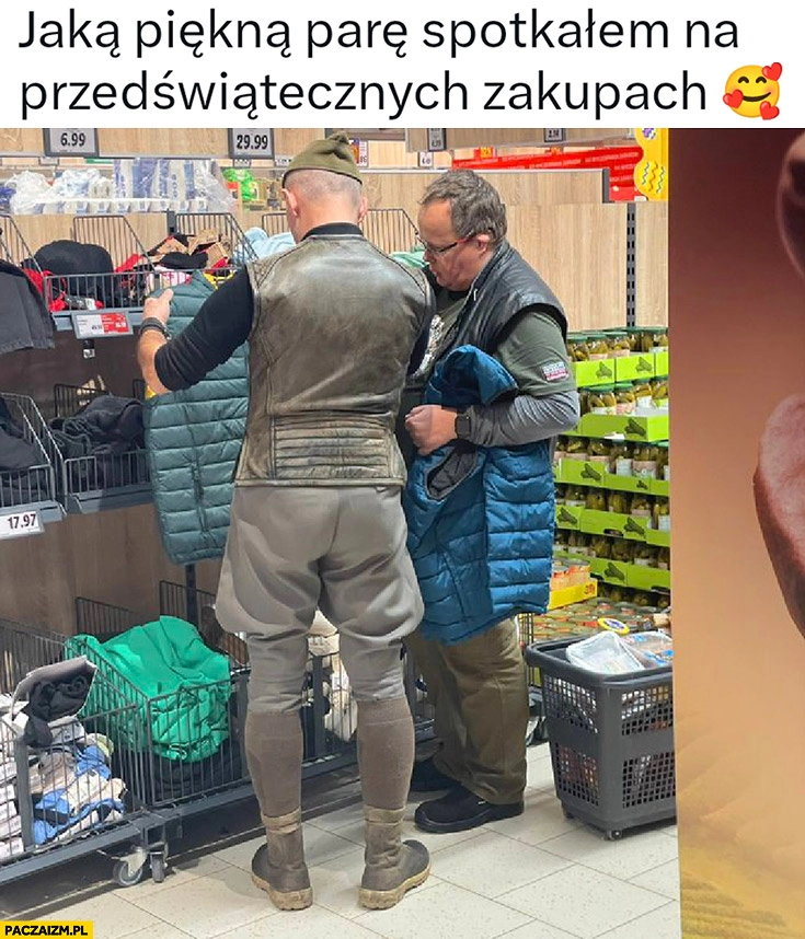 
    Jaką piękną parę spotkałem na przedświątecznych zakupach Jabłonowski Olszański