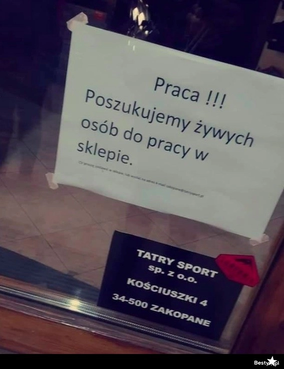 
    Pracownicy poszukiwani 