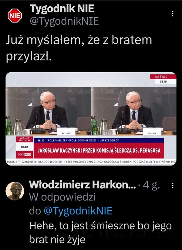 
    Kaczyński przed komisją