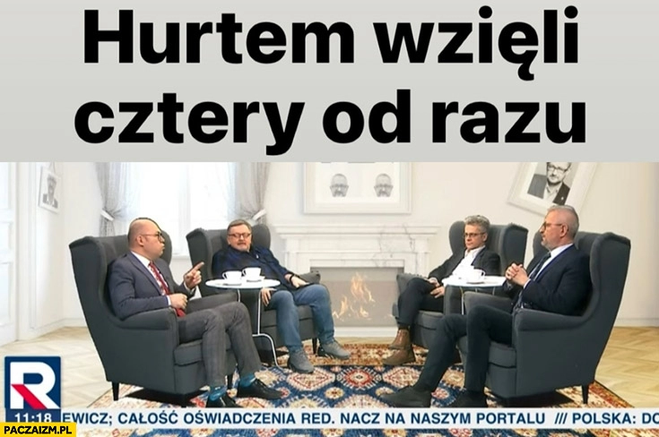 
    Hurtem wzięli cztery od razu fotele Ikea telewizja republika bojkot