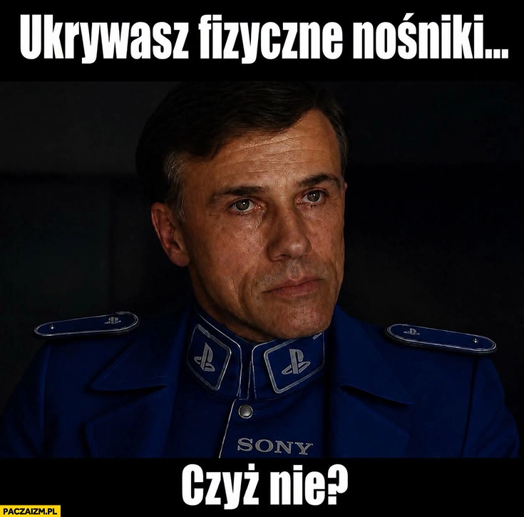 SONY: ukrywasz fizyczne nośniki, czyż nie?