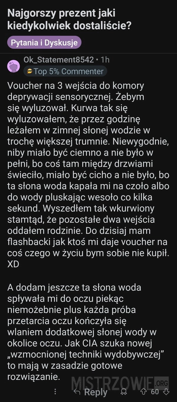 
    Najgorszy prezent