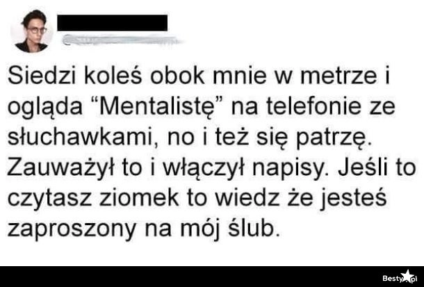 
    Gość w metrze 