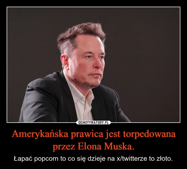 
    Amerykańska prawica jest torpedowana przez Elona Muska.