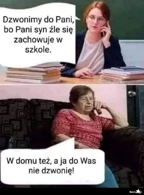 
    Złe zachowanie 