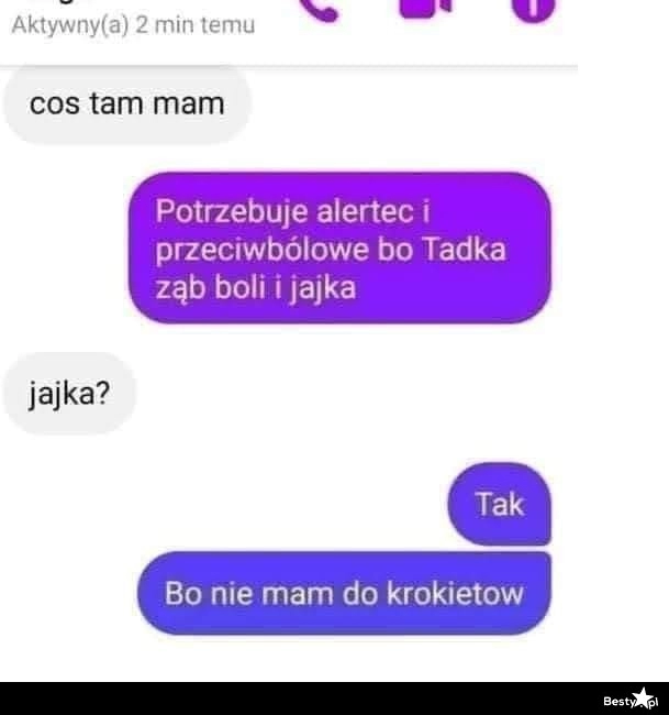 
    Leki dla Tadka 