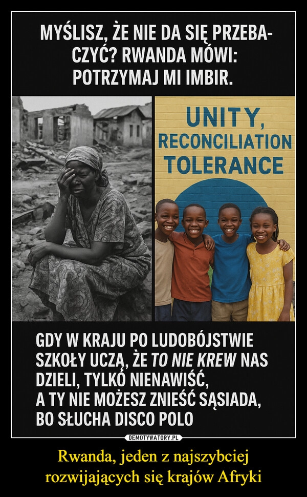 
    Rwanda, jeden z najszybciej rozwijających się krajów Afryki