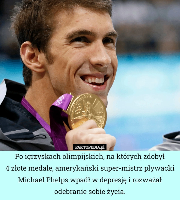 
    Po igrzyskach olimpijskich, na których zdobył
4 złote medale, amerykański