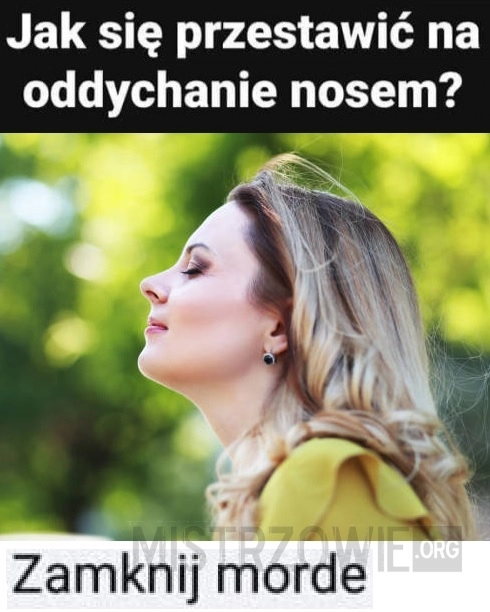 
    Oddychanie nosem