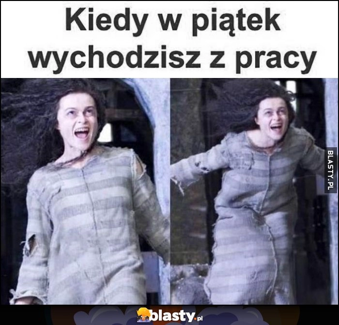 
    Kiedy w piątek wychodzisz z pracy reakcja