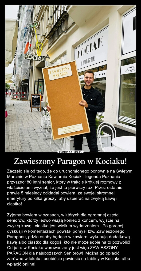 
    Zawieszony Paragon w Kociaku!