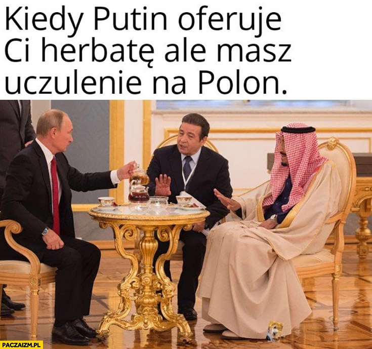 
    Kiedy Putin oferuje Ci herbatę ale masz uczulenie na polon